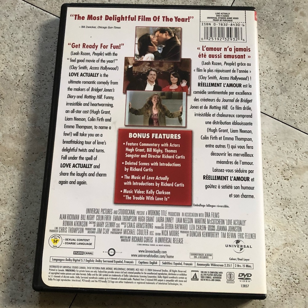 Love Actually DVD - Picture 2 of 3